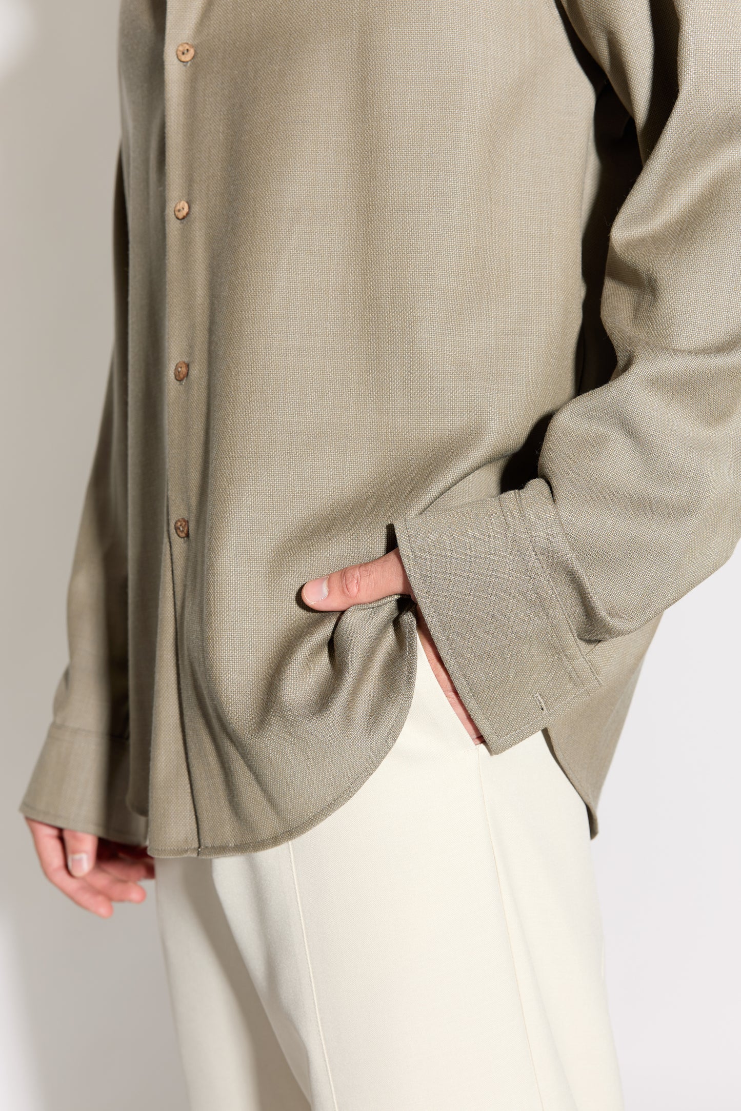 Moss Green Dress Shirt